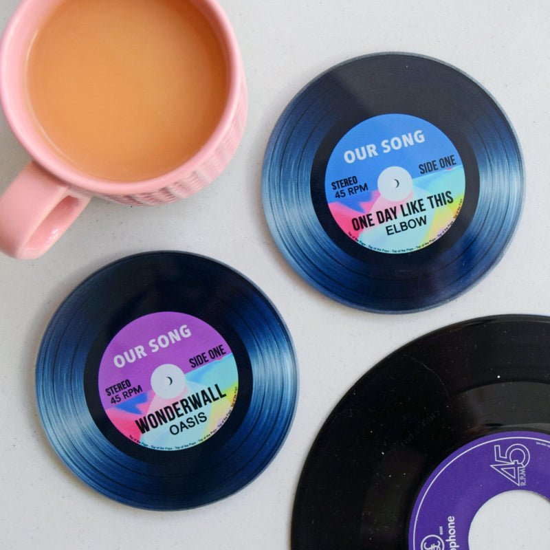 Personalised 'Our Song' Coaster Coaster Of Life & Lemons® 