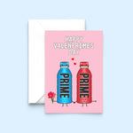Funny Prime Drink Valentine's Card Cards for your Other Half Of Life & Lemons 