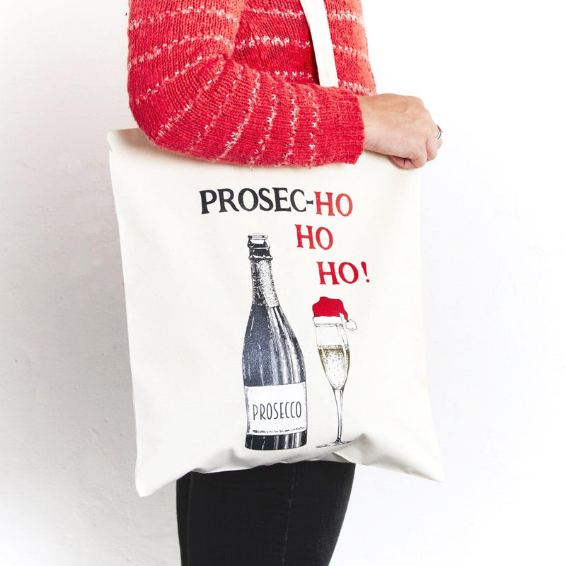 Prosecco Christmas Tote Bag Tote Bag Of Life & Lemons 