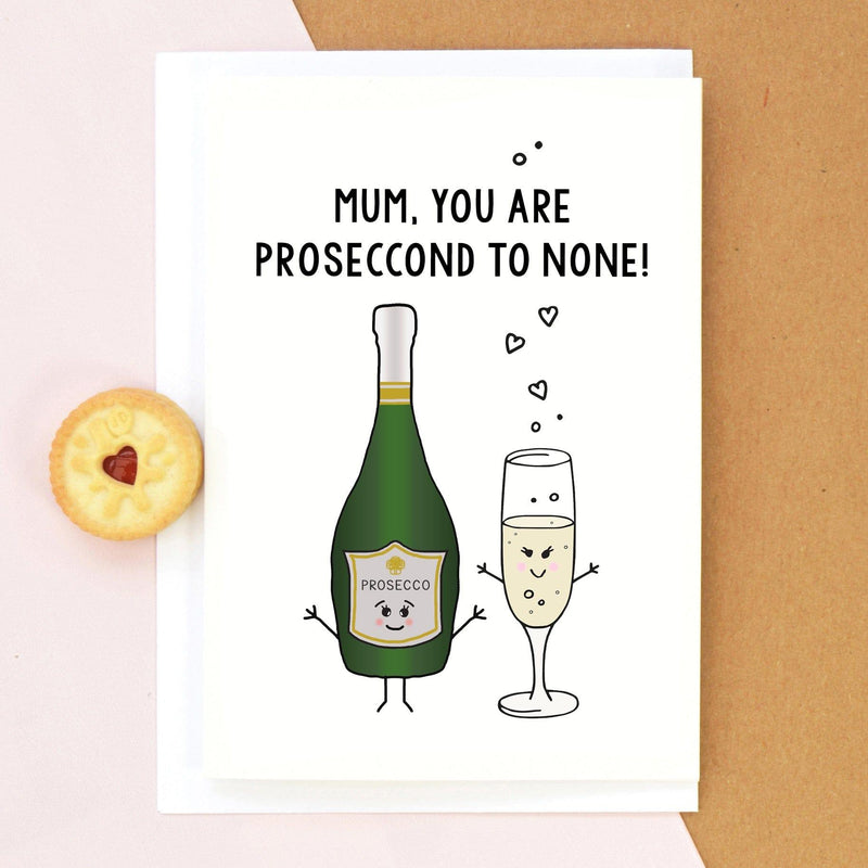 Prosecco Mother's Day Card Cards for Mum Of Life & Lemons 