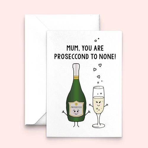Prosecco Mother's Day Card Cards for Mum Of Life & Lemons 