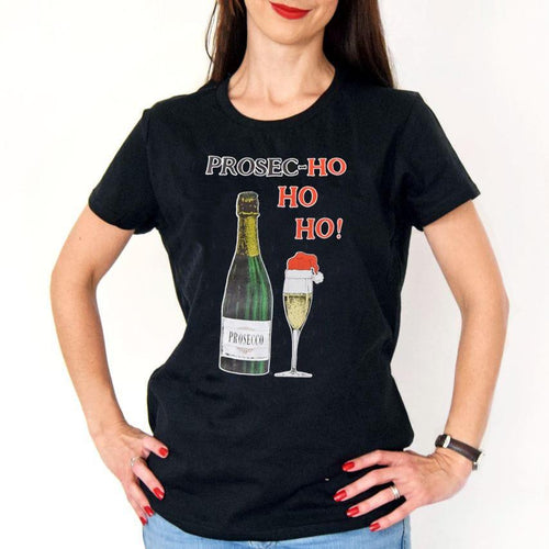 'Prosec-HoHoHo' Christmas T-Shirt T-Shirt Of Life & Lemons 