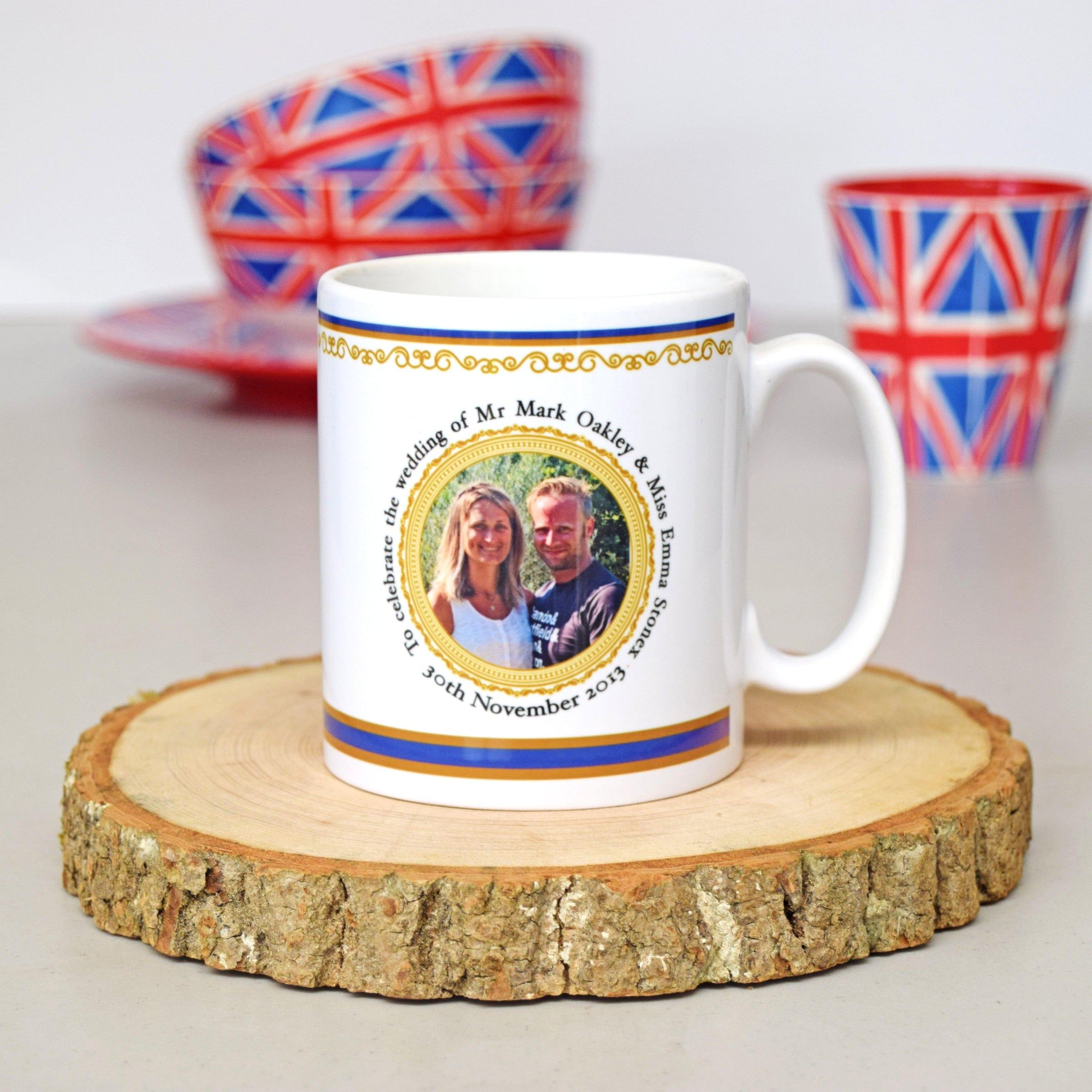 Personalised Commemorative Wedding Mug  Personalised Wedding Gift – Of  Life & Lemons®