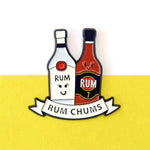 'Rum Chums' Enamel Pin Badge Enamel Pin Badge Of Life & Lemons 