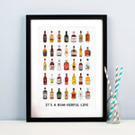 'It's A Rum-derful Life' Print Montage Prints Of Life & Lemons 