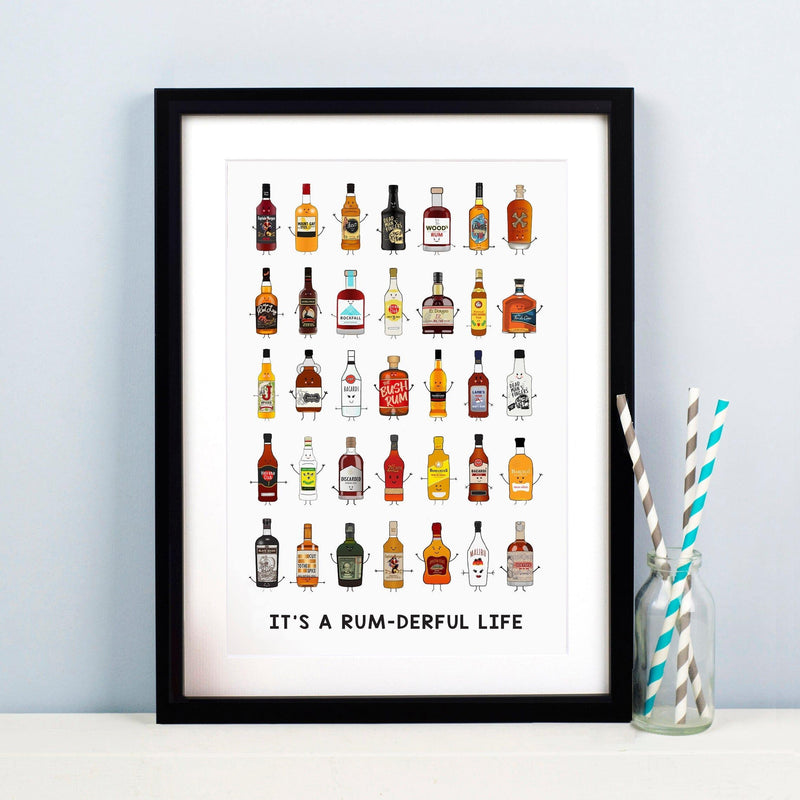 'It's A Rum-derful Life' Print Montage Prints Of Life & Lemons 