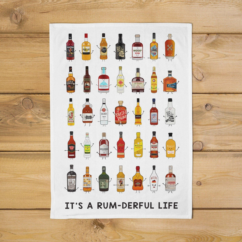 'It's A RUMderful Life' Rum Tea Towel - Of Life & Lemons®
