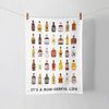 'It's A RUMderful Life' Rum Tea Towel Tea Towel Of Life & Lemons 