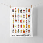 'It's A RUMderful Life' Rum Tea Towel Tea Towel Of Life & Lemons 