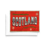 'Greetings from Scotland' Retro Christmas Card Christmas Cards Of Life & Lemons 