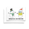 Funny Social Distancing Christmas Card Christmas Cards Of Life & Lemons 