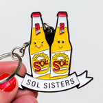 'Sol Sisters' Beer Keyring For Friend - Of Life & Lemons®