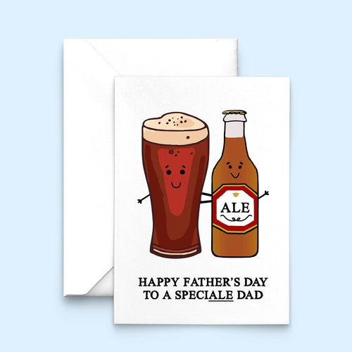 SpeciALE Dad' Beer Father's Day Card Cards for Dad Of Life & Lemons 