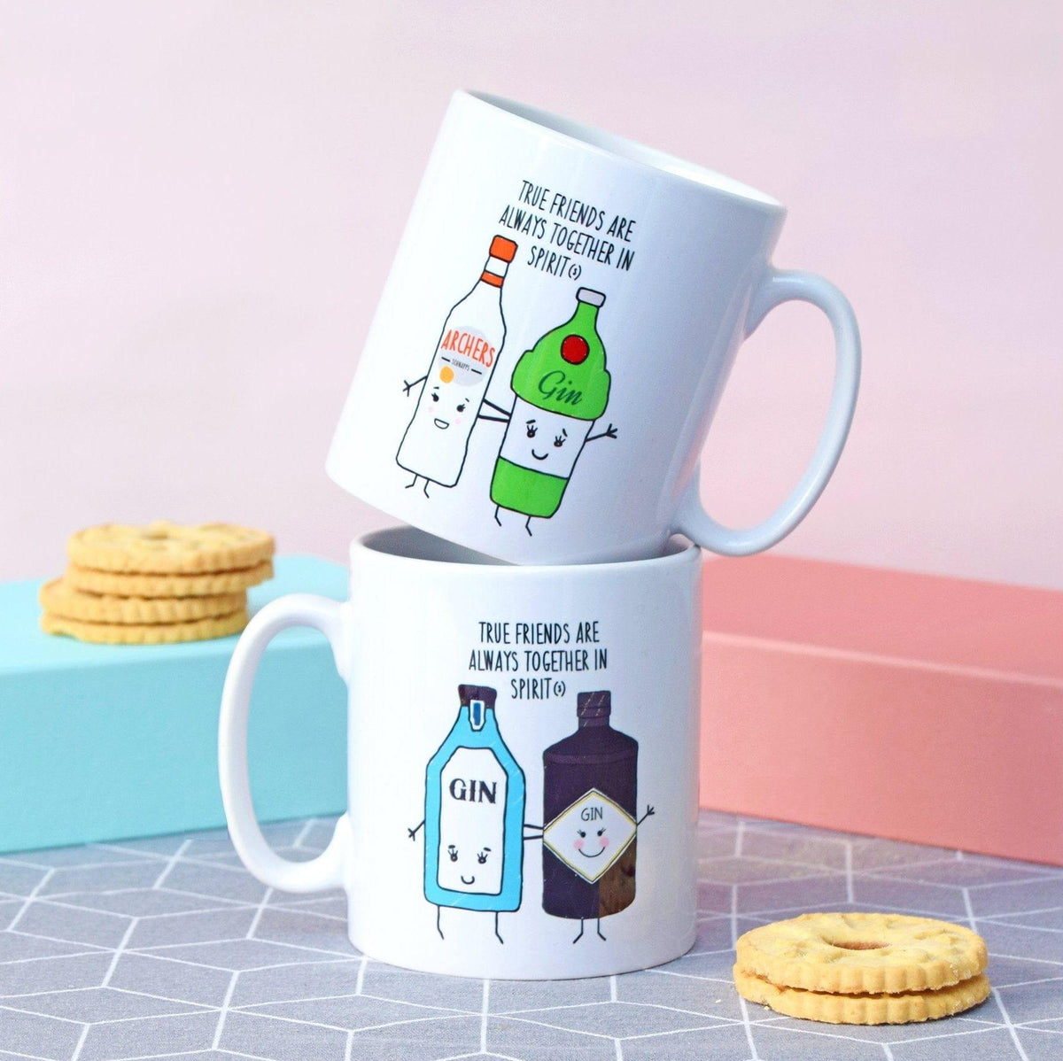 Personalised 'Together in Spirits' Mug - Of Life & Lemons®