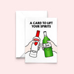 'Life your spirits' Cheer Up Card General Cards Of Life & Lemons 
