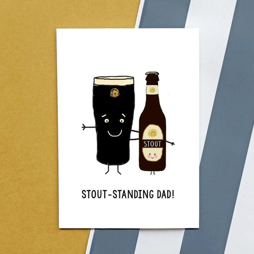 'Stoutstanding Dad' Funny Father's Day Card Cards for Dad Of Life & Lemons 