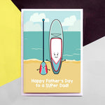 Stand Up Paddle Board Father's Day Card Cards for Dad Of Life & Lemons 