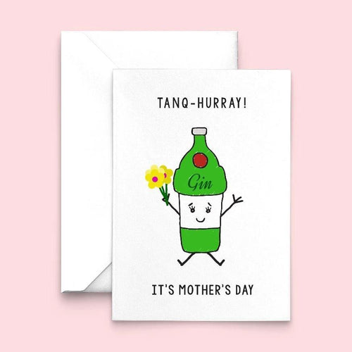 Funny Gin Mother's Day Card Cards for Mum Of Life & Lemons 