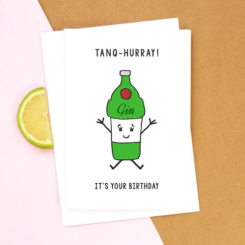 Funny Gin Birthday Card Birthday Cards Of Life & Lemons 