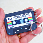 Personalised Cassette Tape Keyring Personalised Keyring Of Life & Lemons 