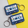 Personalised Cassette Tape Keyring Personalised Keyring Of Life & Lemons 