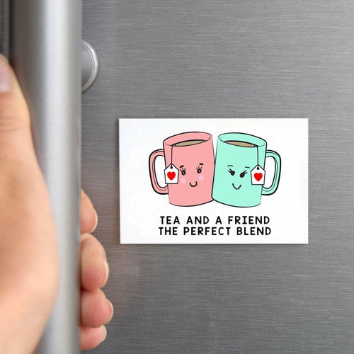 'Tea and a Friend' Fridge Magnet Fridge Magnet Of Life & Lemons 