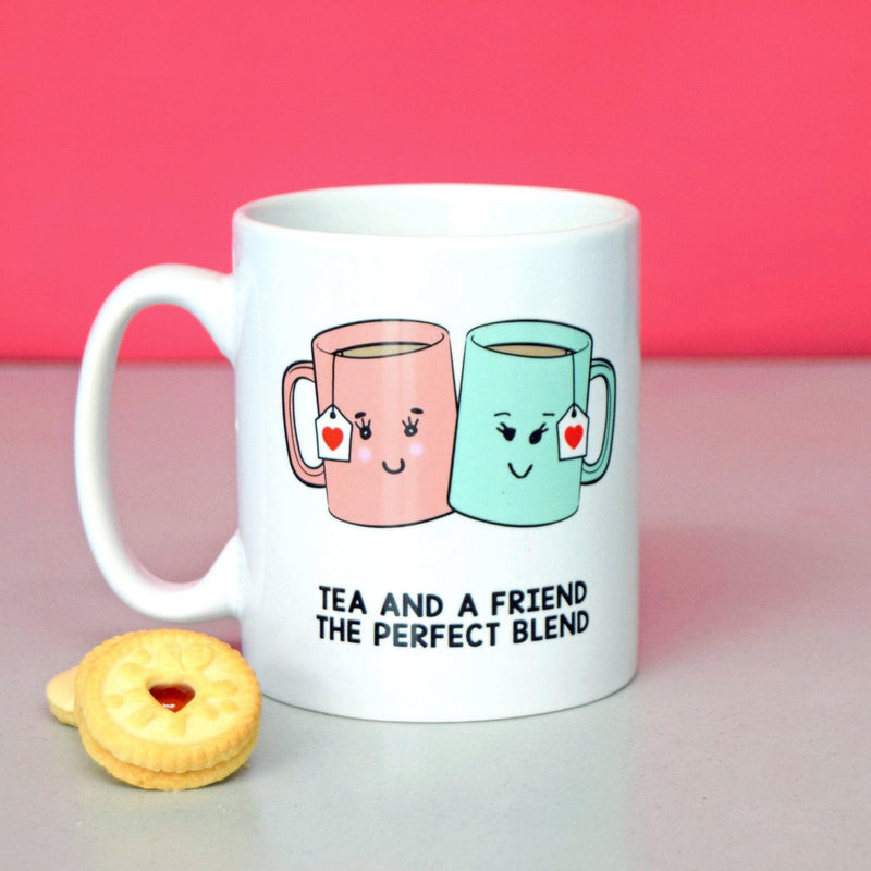 'Tea And A Friend' Mug Mug Of Life & Lemons 