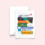 Personalised End of Term Card for Teacher Cards for Teachers Of Life & Lemons 