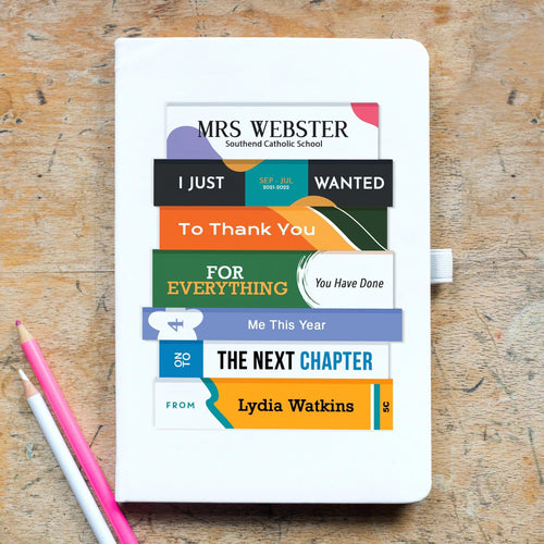 Personalised 'Thank You Teacher' Notebook Notebook Of Life & Lemons 