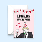 Funny Boris Valentine's Card Birthday Cards Of Life & Lemons 
