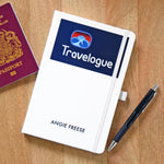 'Travelogue' Personalised Travel Journal Notebook Of Life & Lemons 