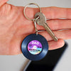Vinyl 'Top Of The Pops' Father's Day Keyring Keyring Of Life & Lemons 