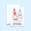 'Vod Squad' Vodka Birthday Card Cards for Friends Of Life & Lemons 