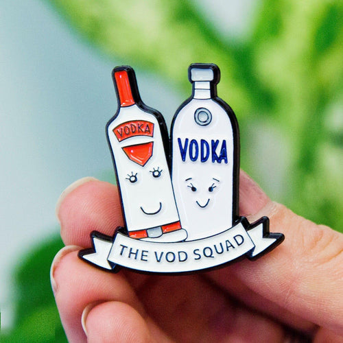 'Vod Squad' Vodka Enamel Pin Badge Enamel Pin Badge Of Life & Lemons 