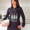 'We Three Gins' Christmas Apron Aprons Of Life & Lemons 