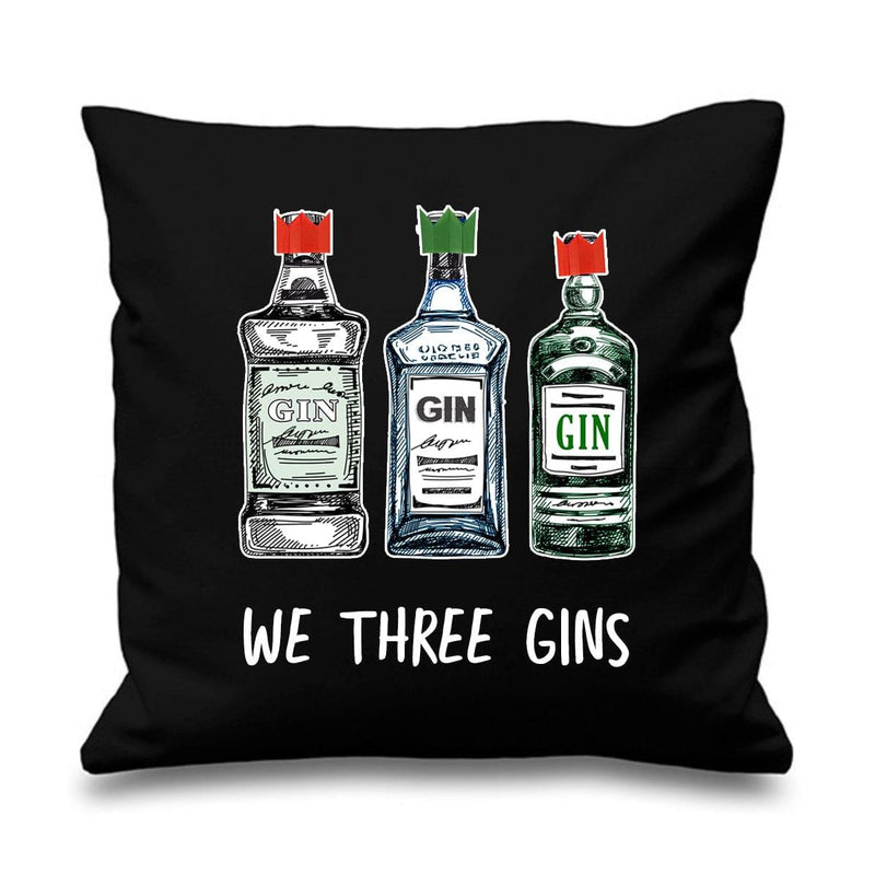 'We Three Gins' Christmas Cushion Cushion Of Life & Lemons® 