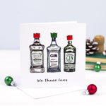 'We Three Gins' Christmas Card Christmas Cards Of Life & Lemons 
