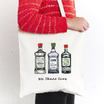 'We Three Gins' Christmas Tote Bag Tote Bag Of Life & Lemons 