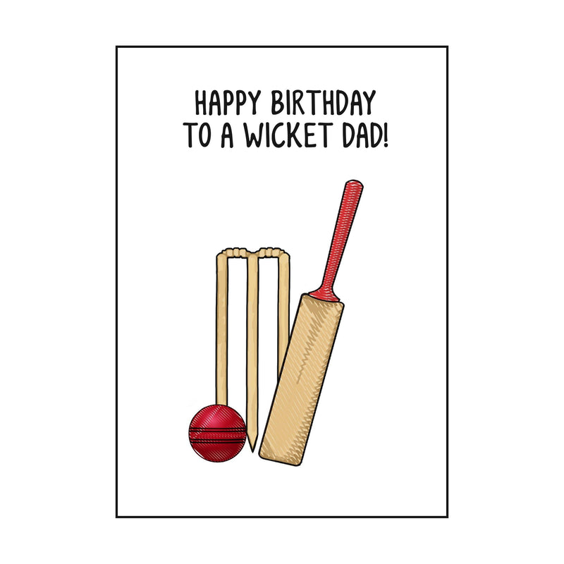 Funny Cricket Birthday Card For Dad Cards for Dad Of Life & Lemons 