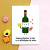 'WINEderful Mum' Wine Mother's Day Card Cards for Mum Of Life & Lemons 