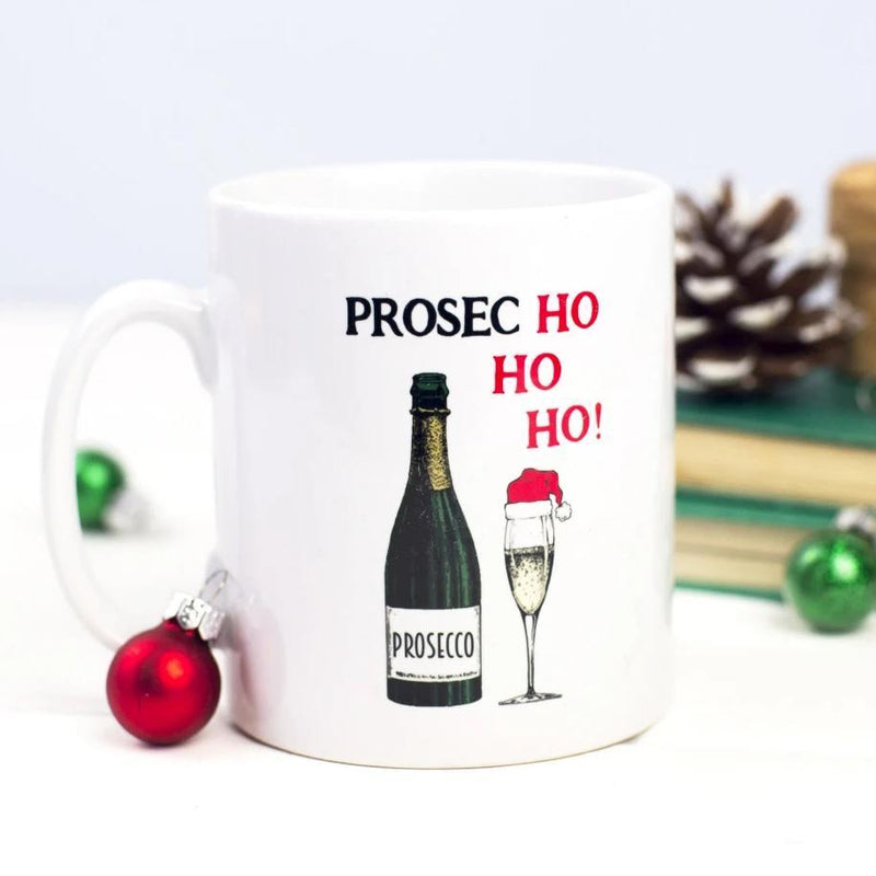Funny Prosecco Christmas Mug Mug Of Life & Lemons 