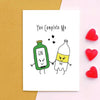 'You Complete Me' Gin Card Cards for your Other Half Of Life & Lemons 